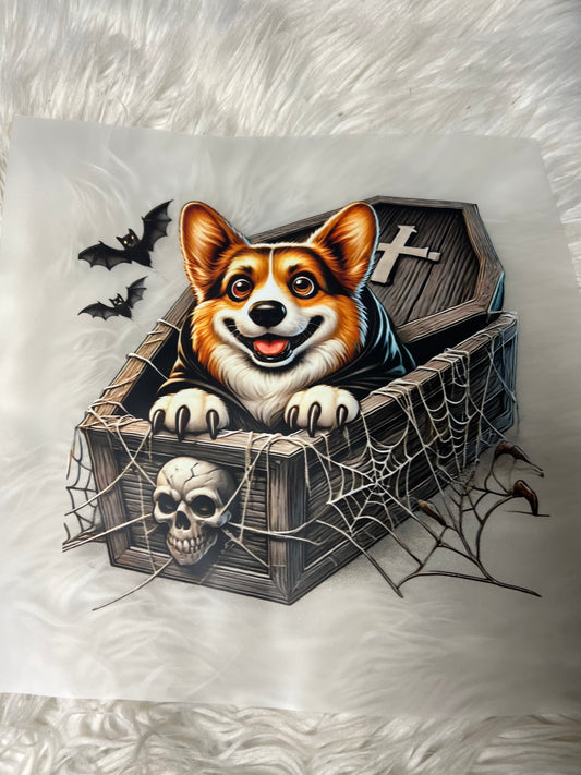 New  dtf scary corgi