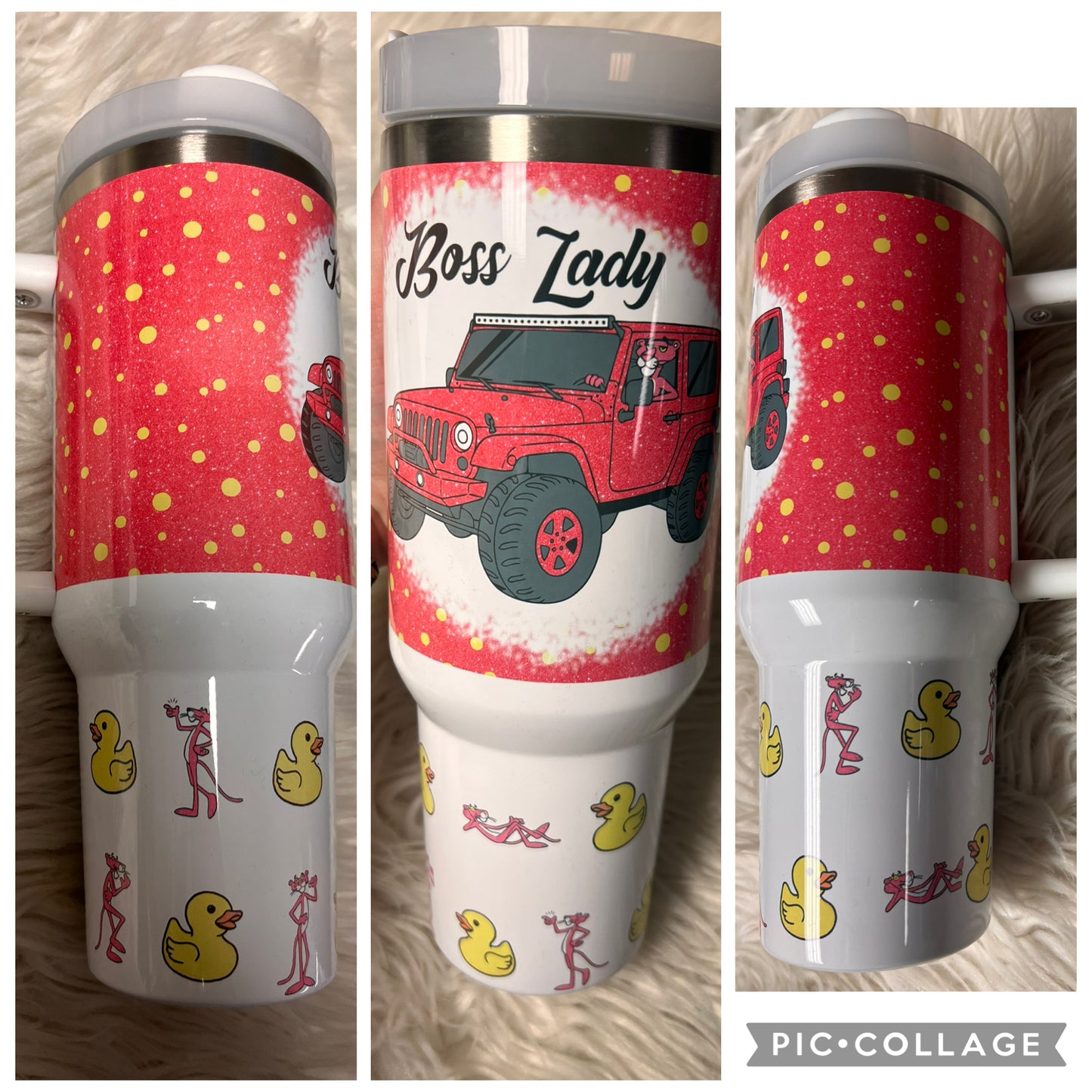 New 40 ounce stainless steel Tumblr with handle