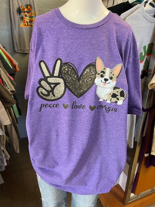 Corgi New  unisex T-shirt merle