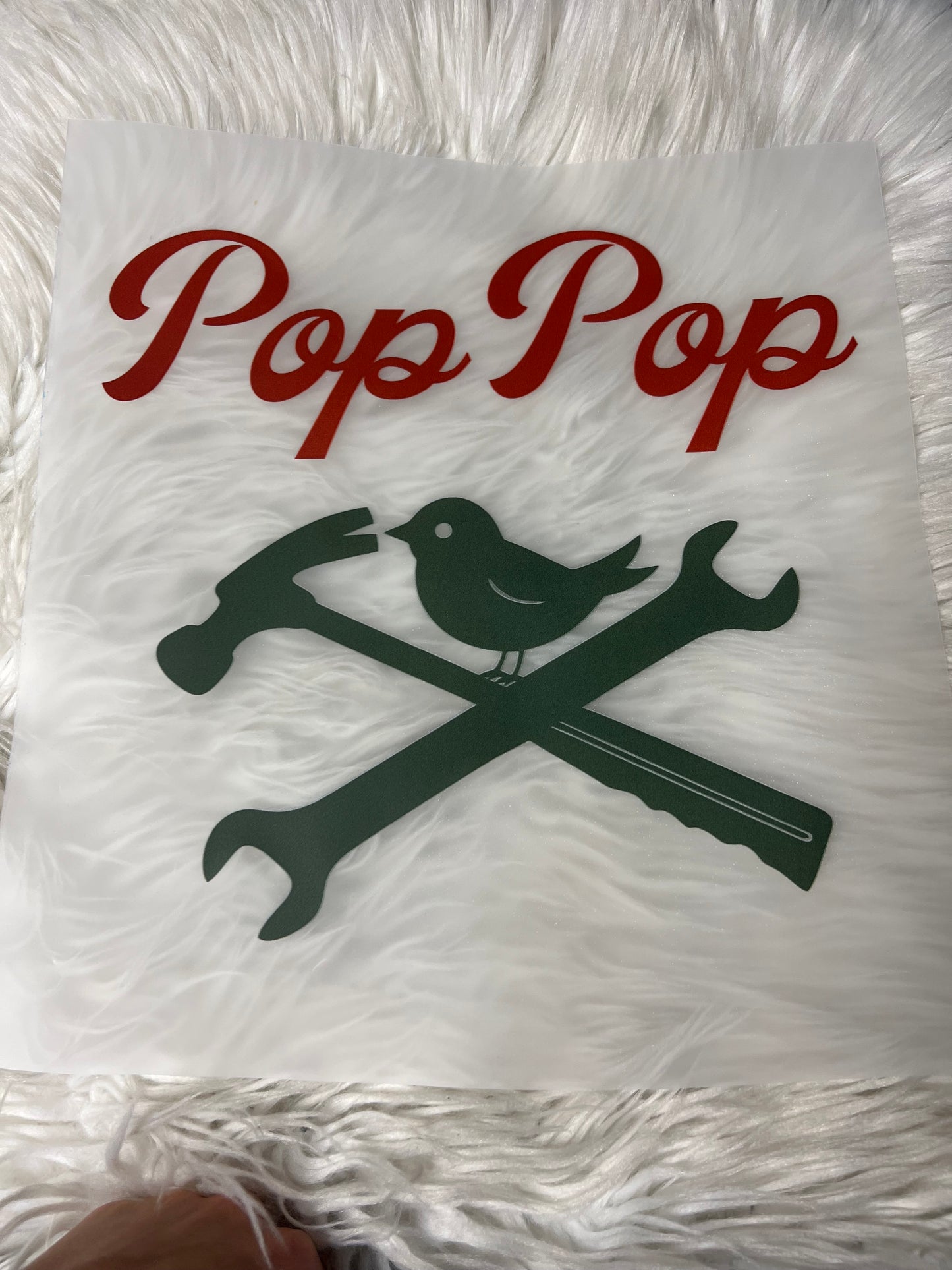 New DTF red and green
