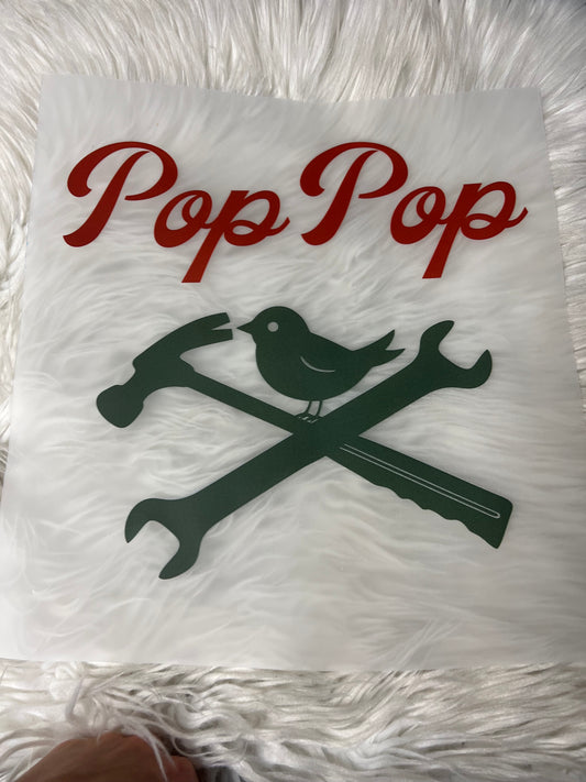 New DTF red and green