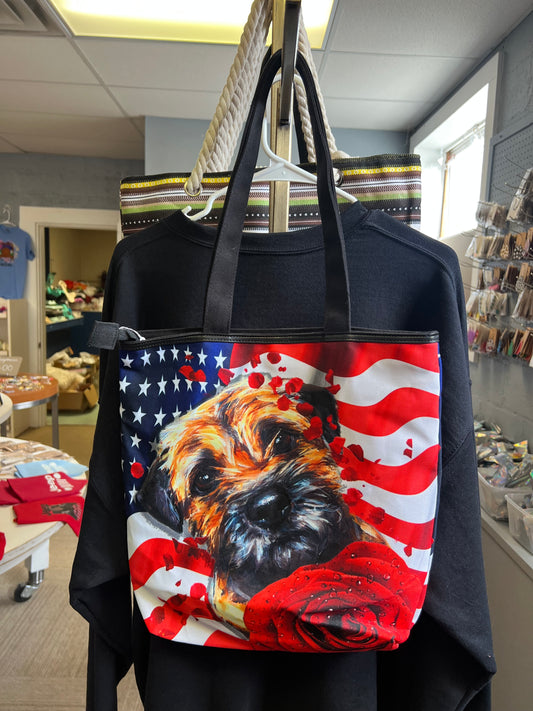 Brand new zipped up tote bag