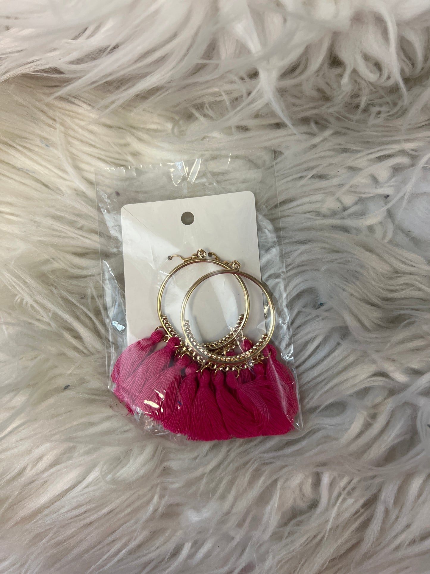 New  earring pink