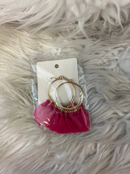 New  earring pink