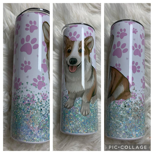 20 ounce Tumblr corgi