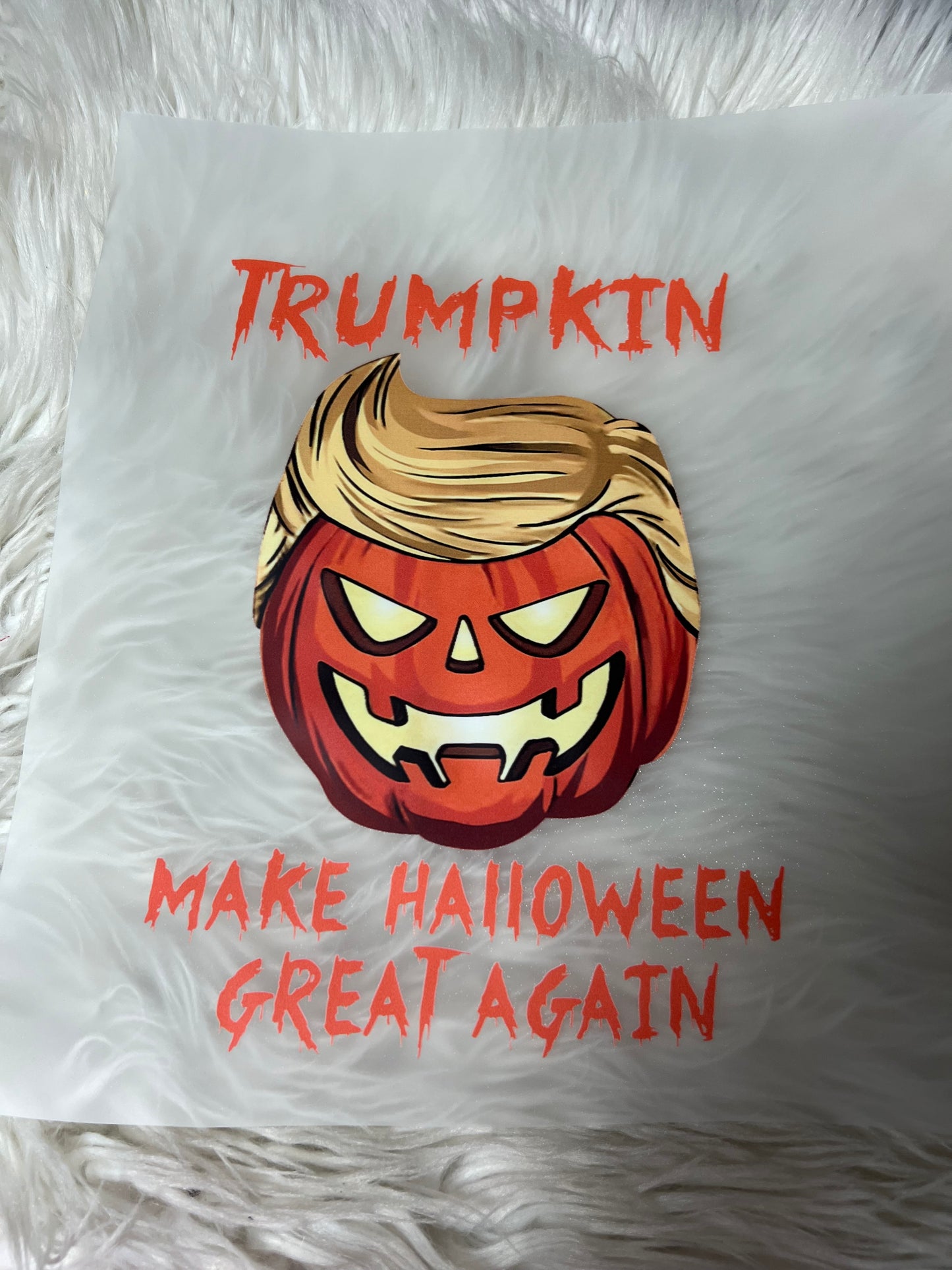 DTF  print Halloween pumpkin 