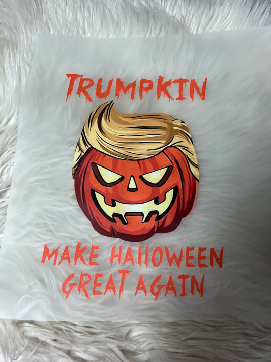 DTF  print Halloween pumpkin 