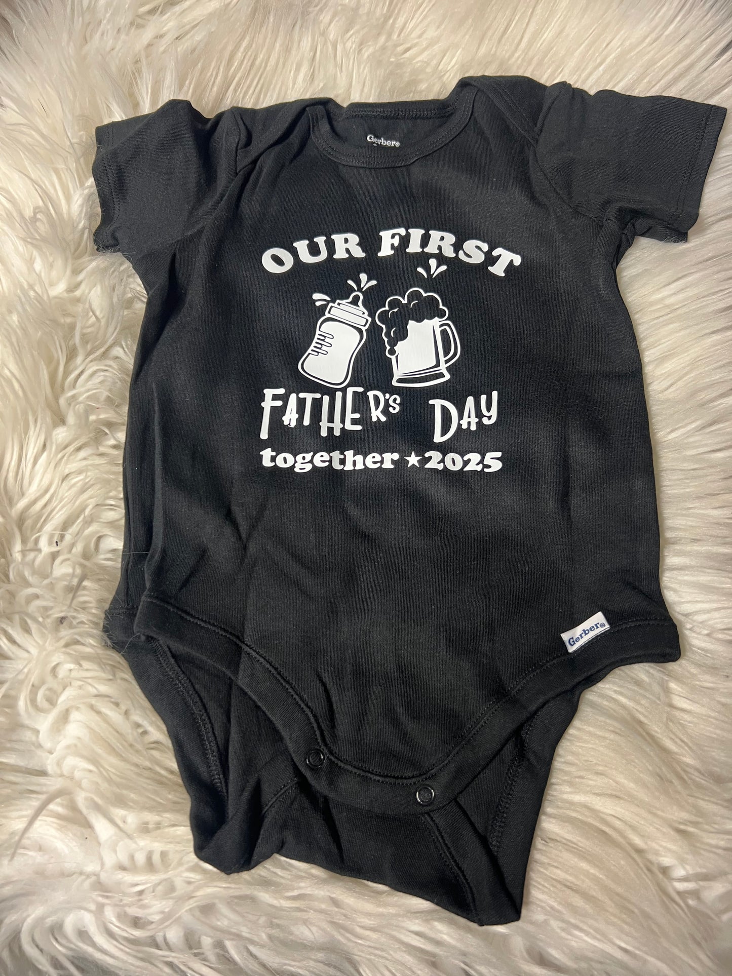 Onesie first Father’s Day together, 2025