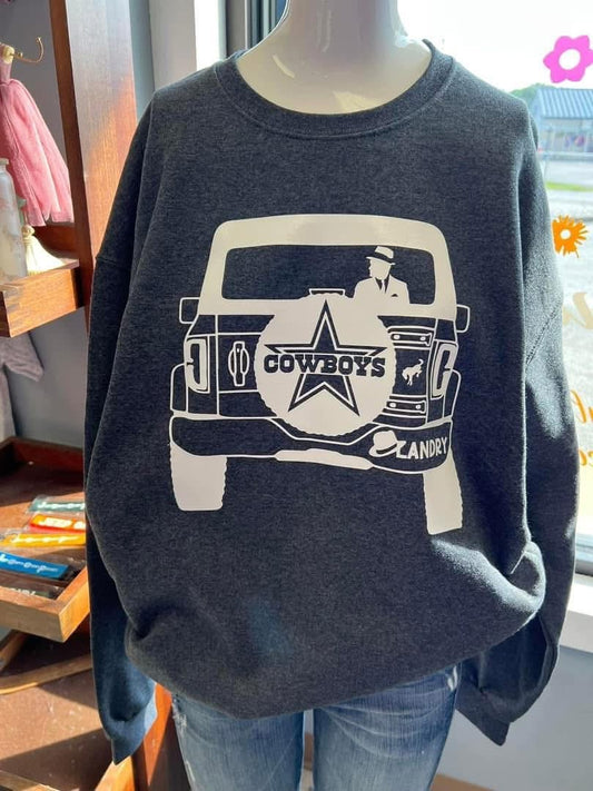 New crewneck sweatshirt unisex dark heather