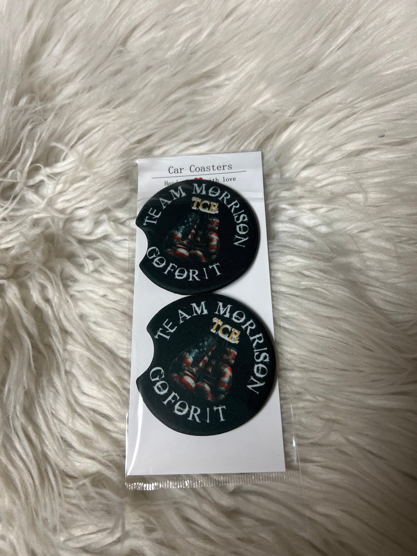 Kenzie Morrison car coasters
