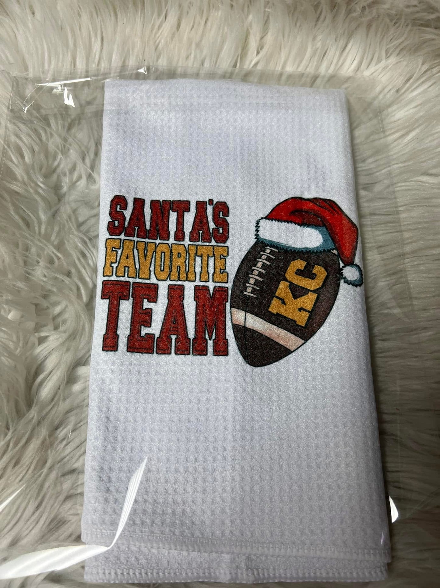 Decorative hand towel football