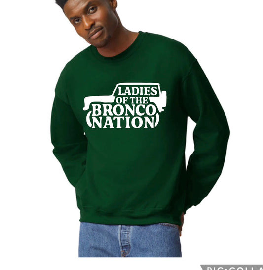 New unisex ladies of the b nation  forest green 