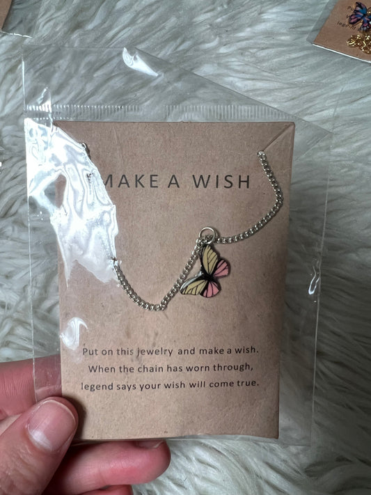 Brand new necklace butterfly