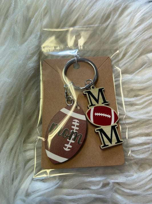 New keychain for Mom football