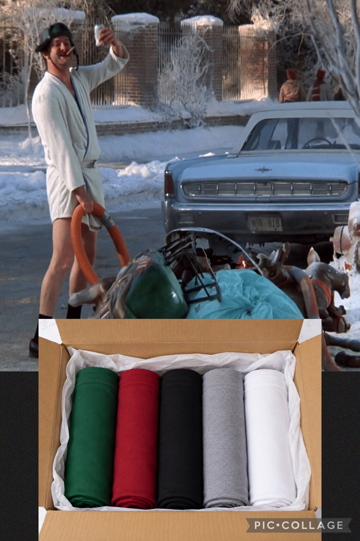 Mystery five T-shirts bundle Christmas movie