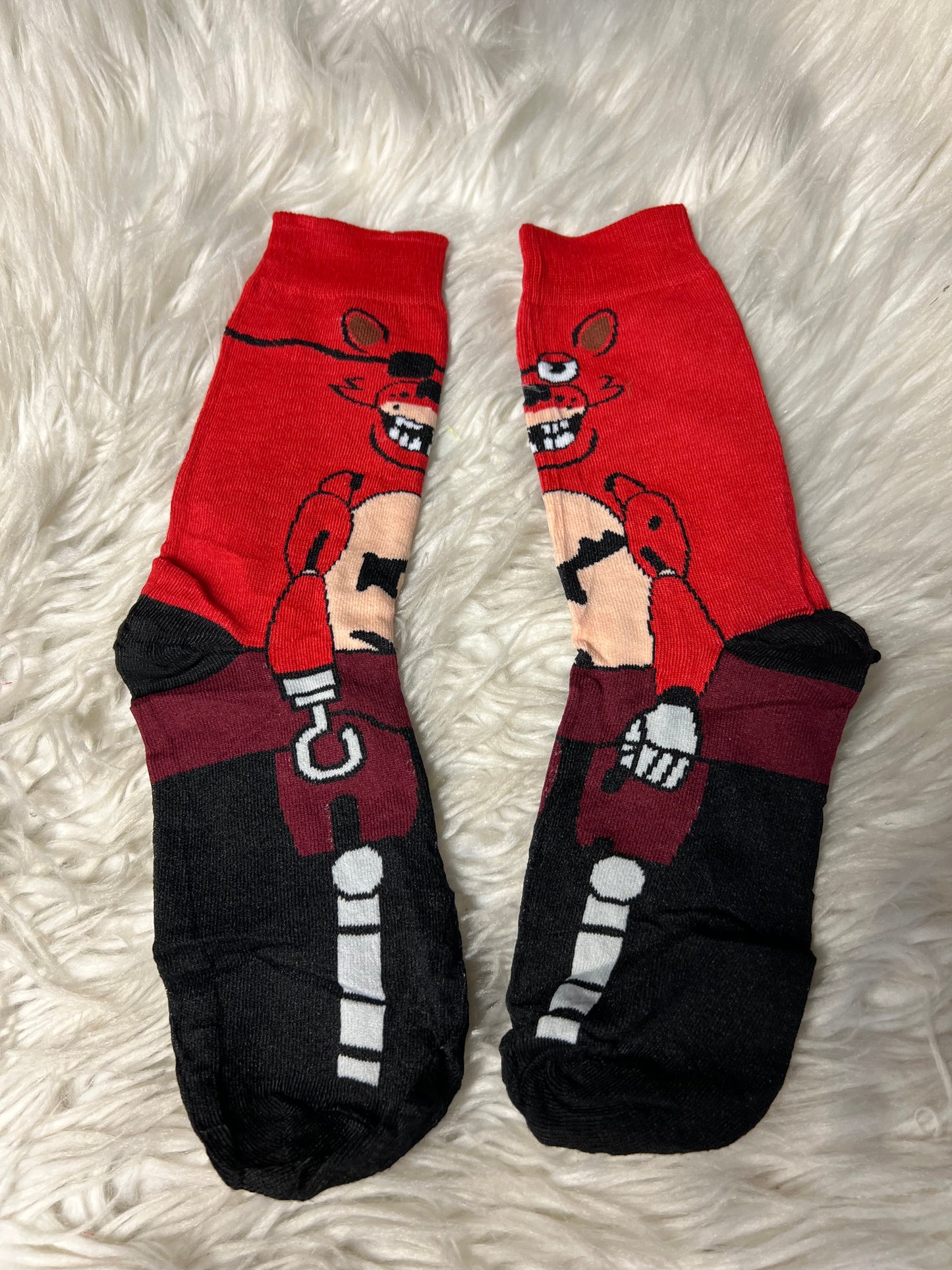 New adult one size graphic socks