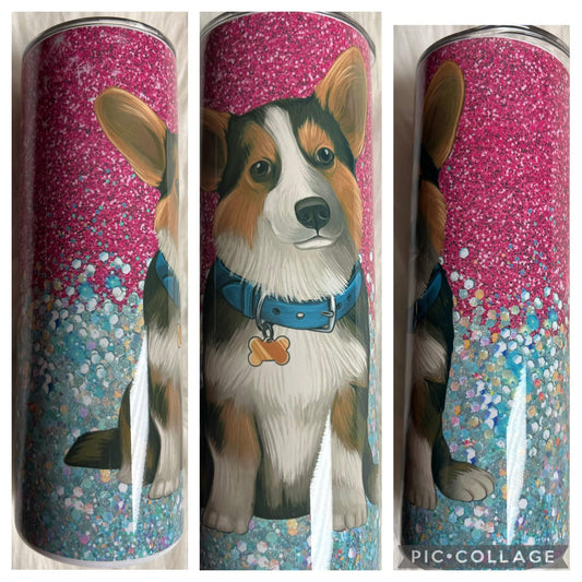 20 ounce Tumblr corgi