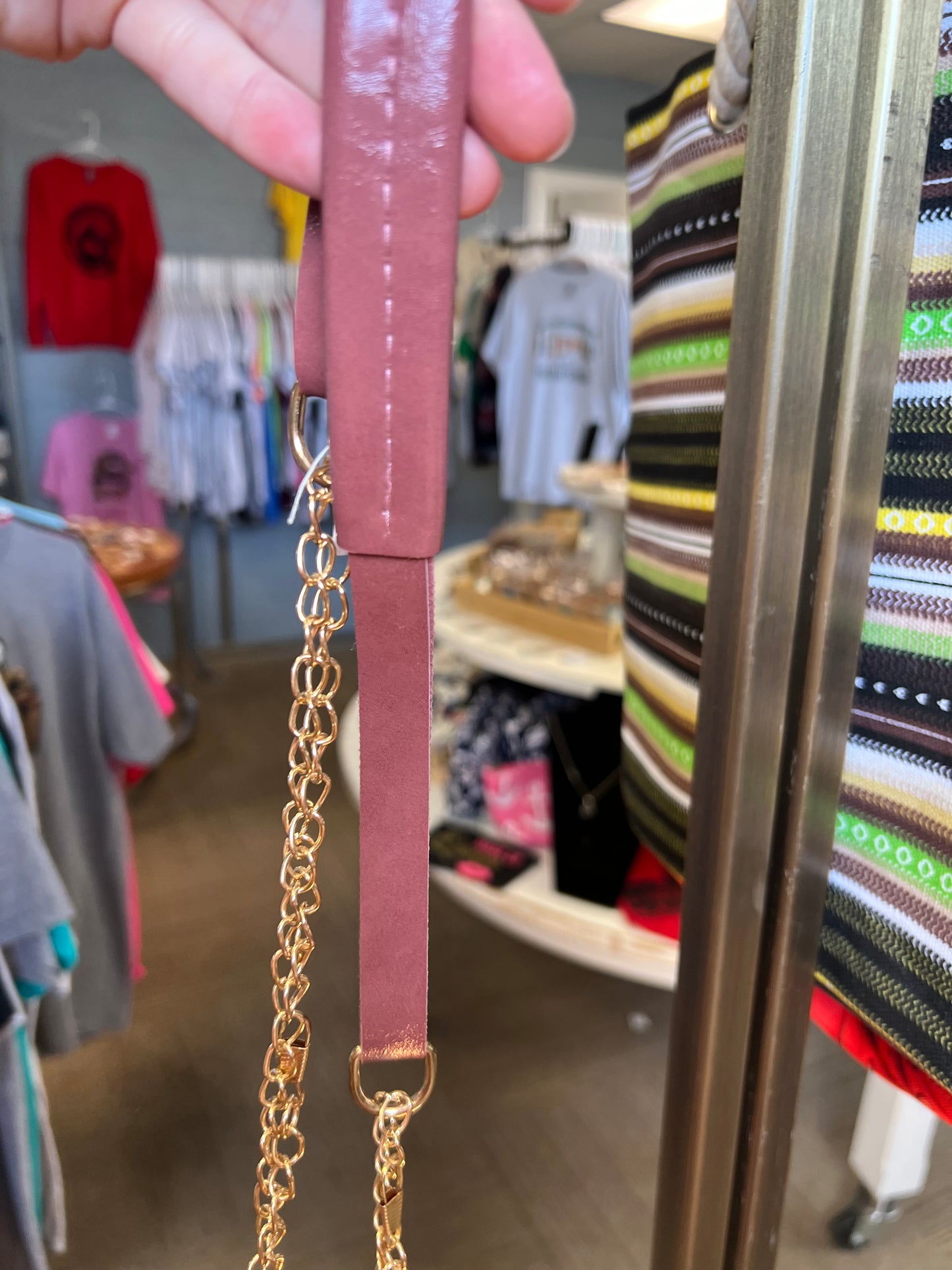 New crossbody gold chain