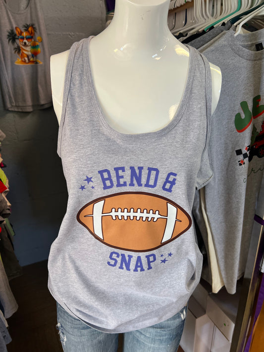 New ladies next level, Razorback tank top  bend snap football
