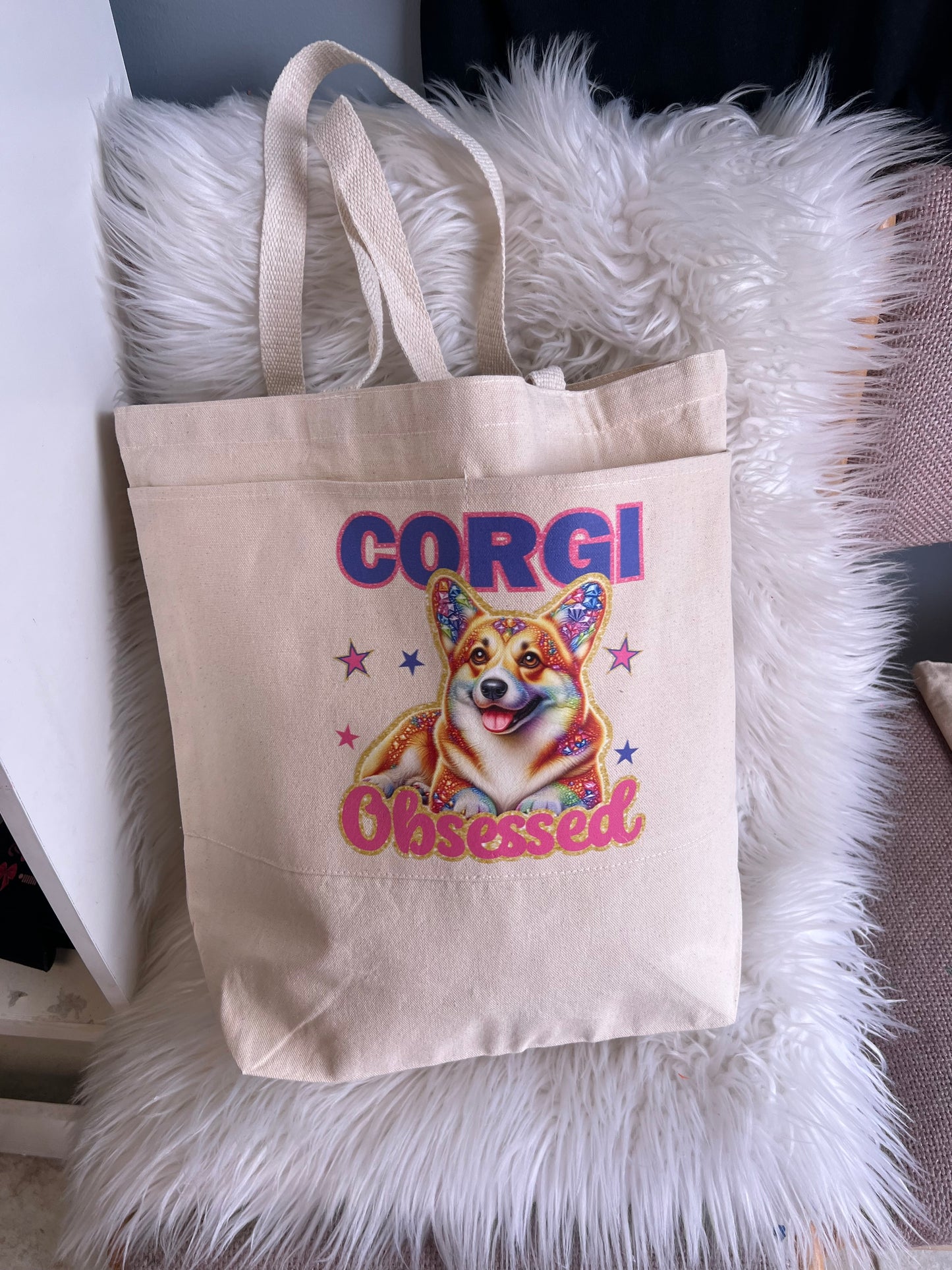 New tote bag corgi
