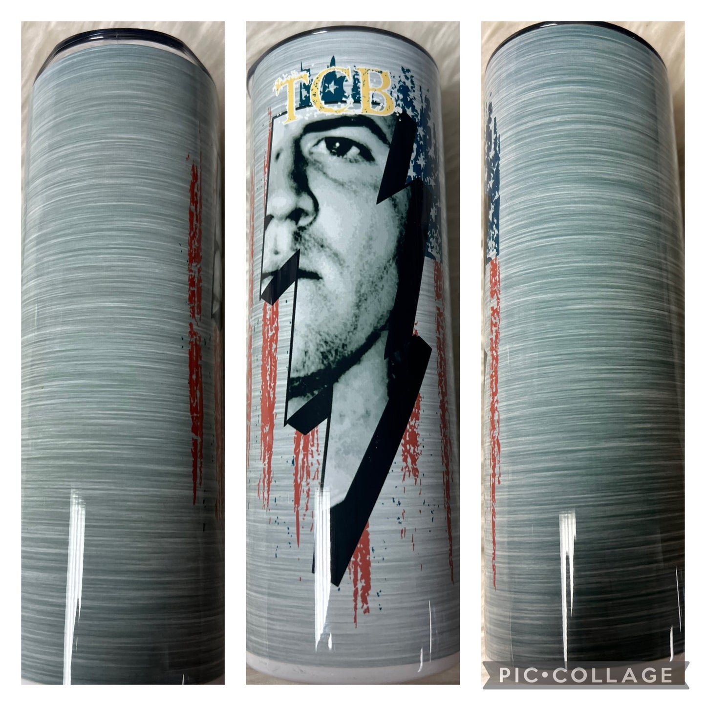Kenzie Morrison 20 ounce metal Tumblr with straw