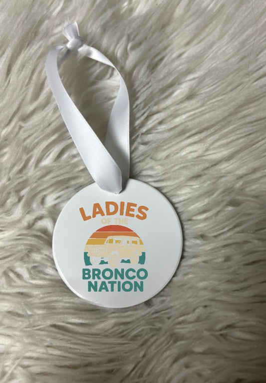 ladies of the b nation Christmas, ceramic ornaments