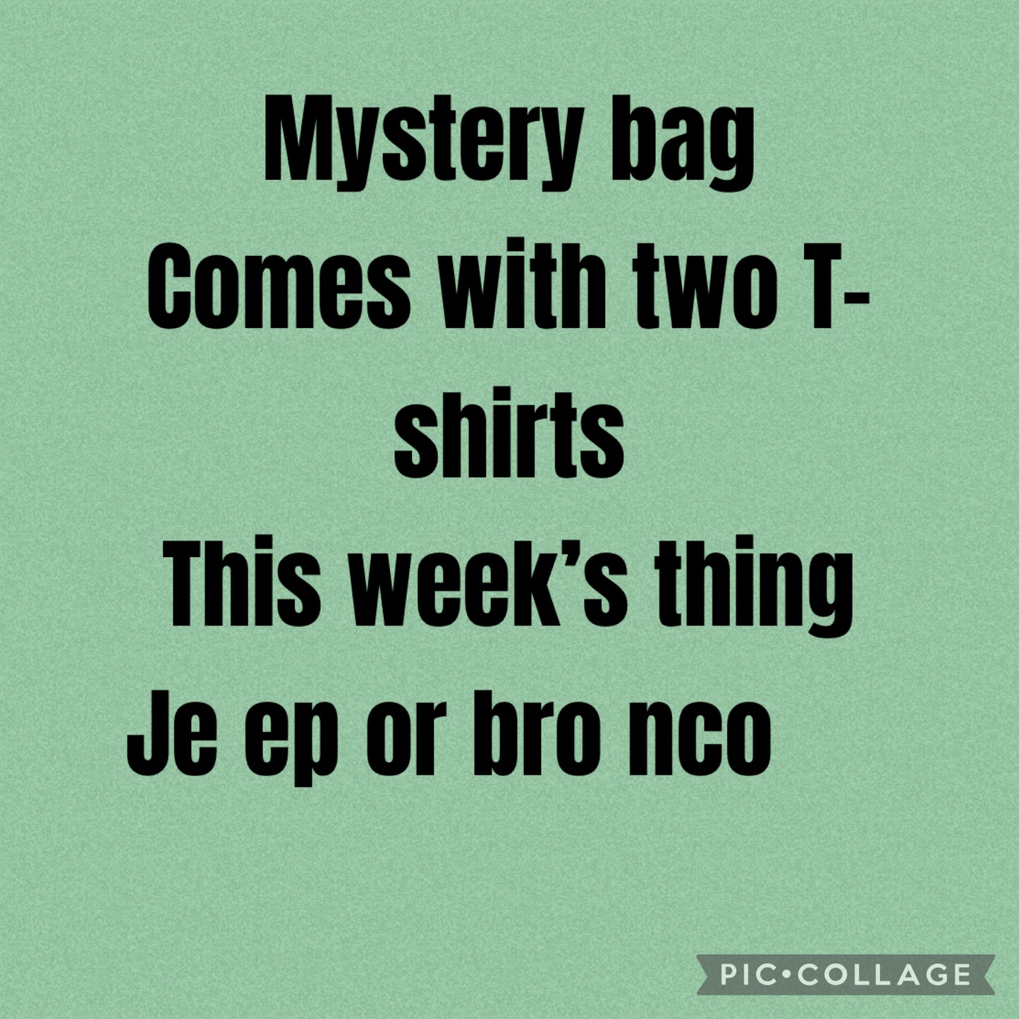 Mystery bag bundle ( two T-shirts)