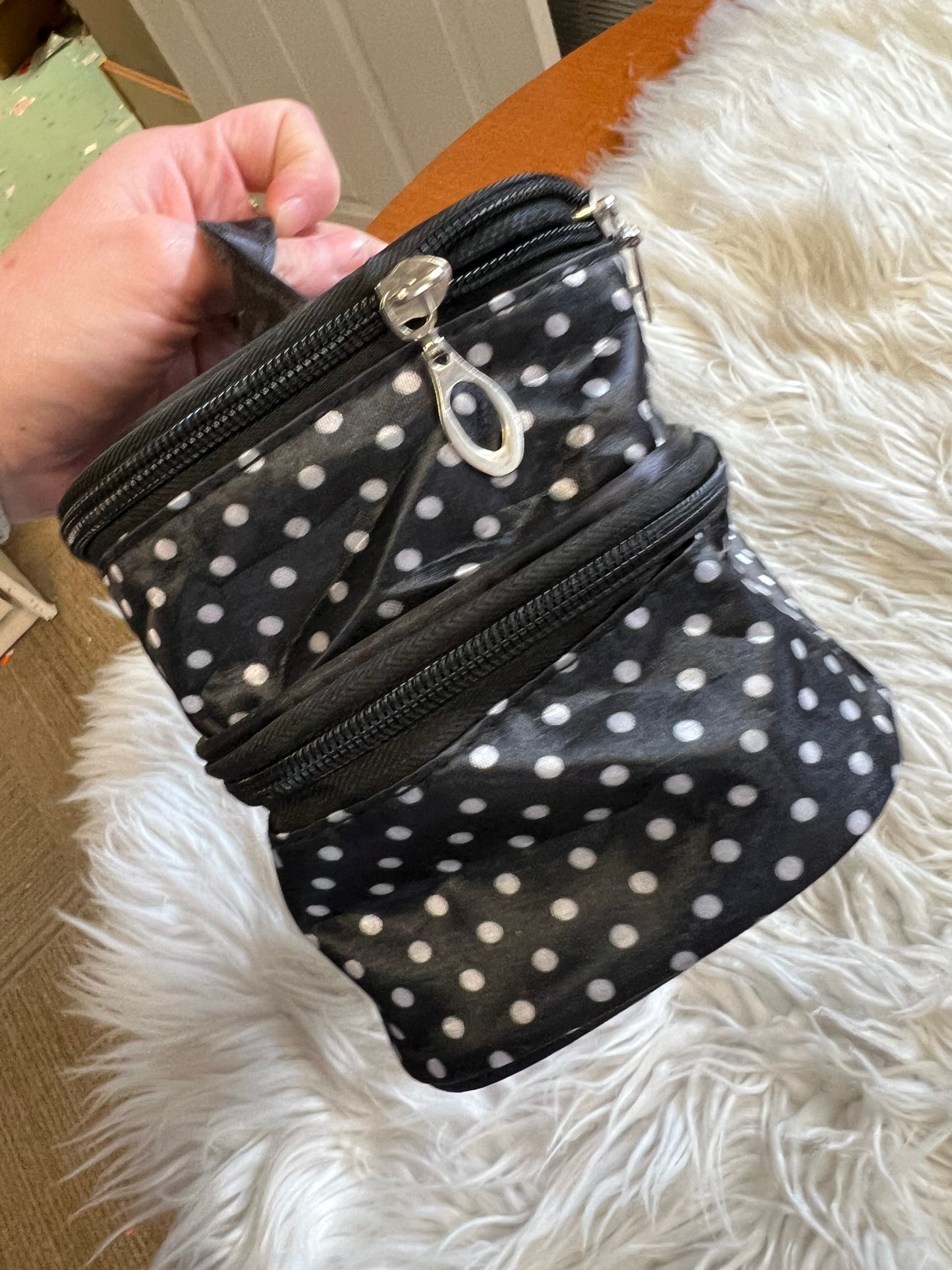 Brand new double layered a zipper bag