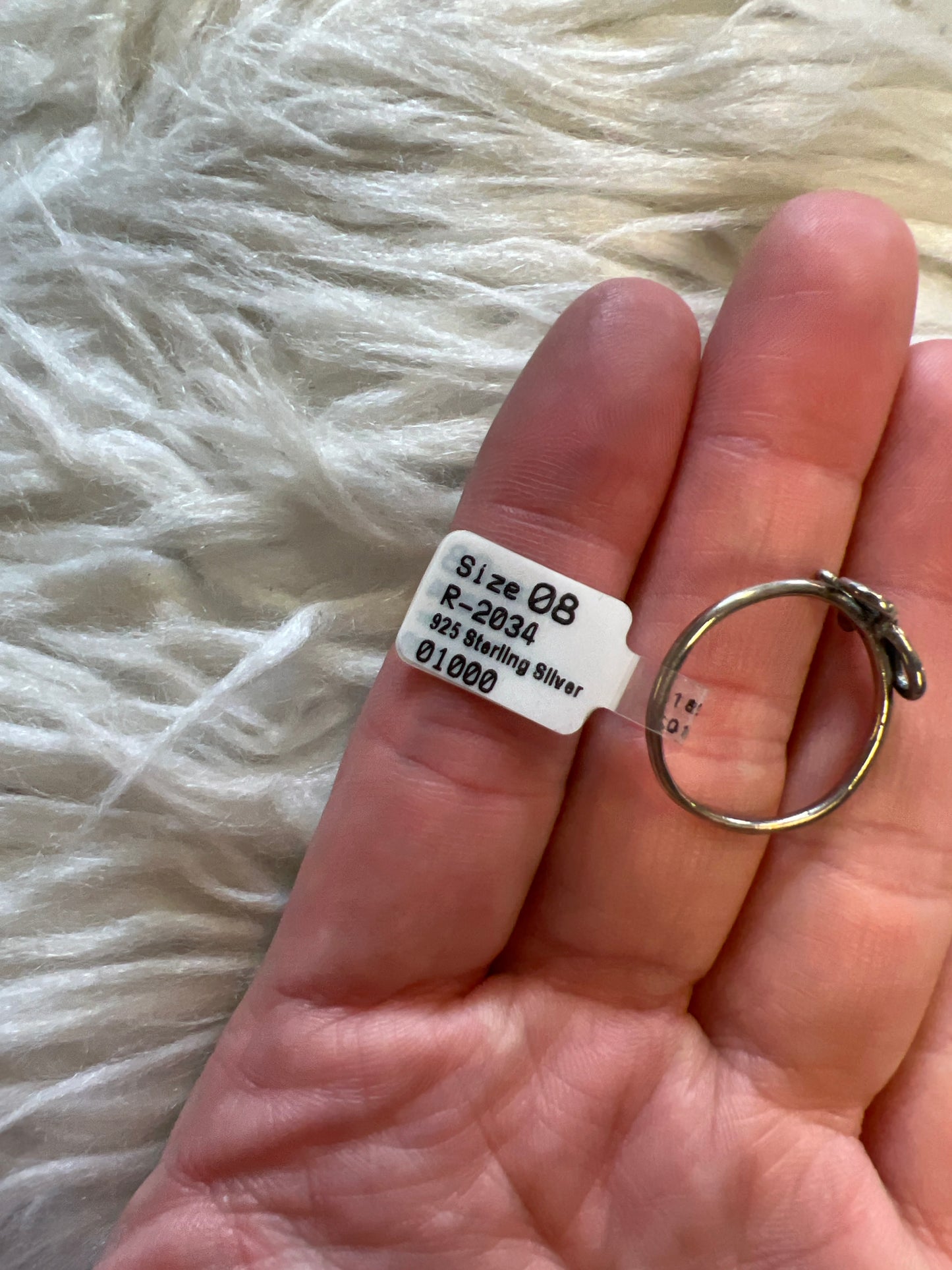 Brand new sterling silver ring size 8