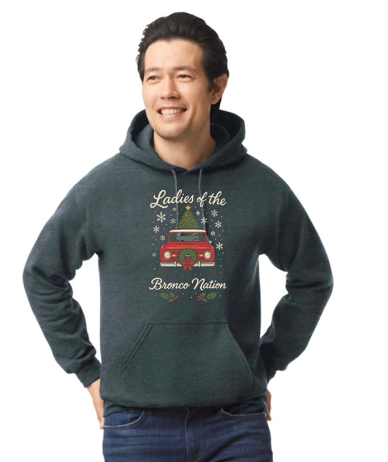 New unisex ladies of the b nation dark heather Christmas
