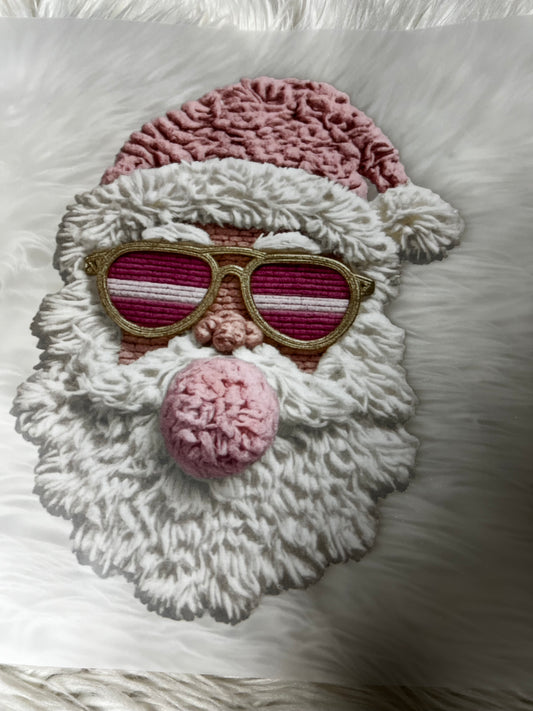 New DTF Christmas faux yarn stretching 