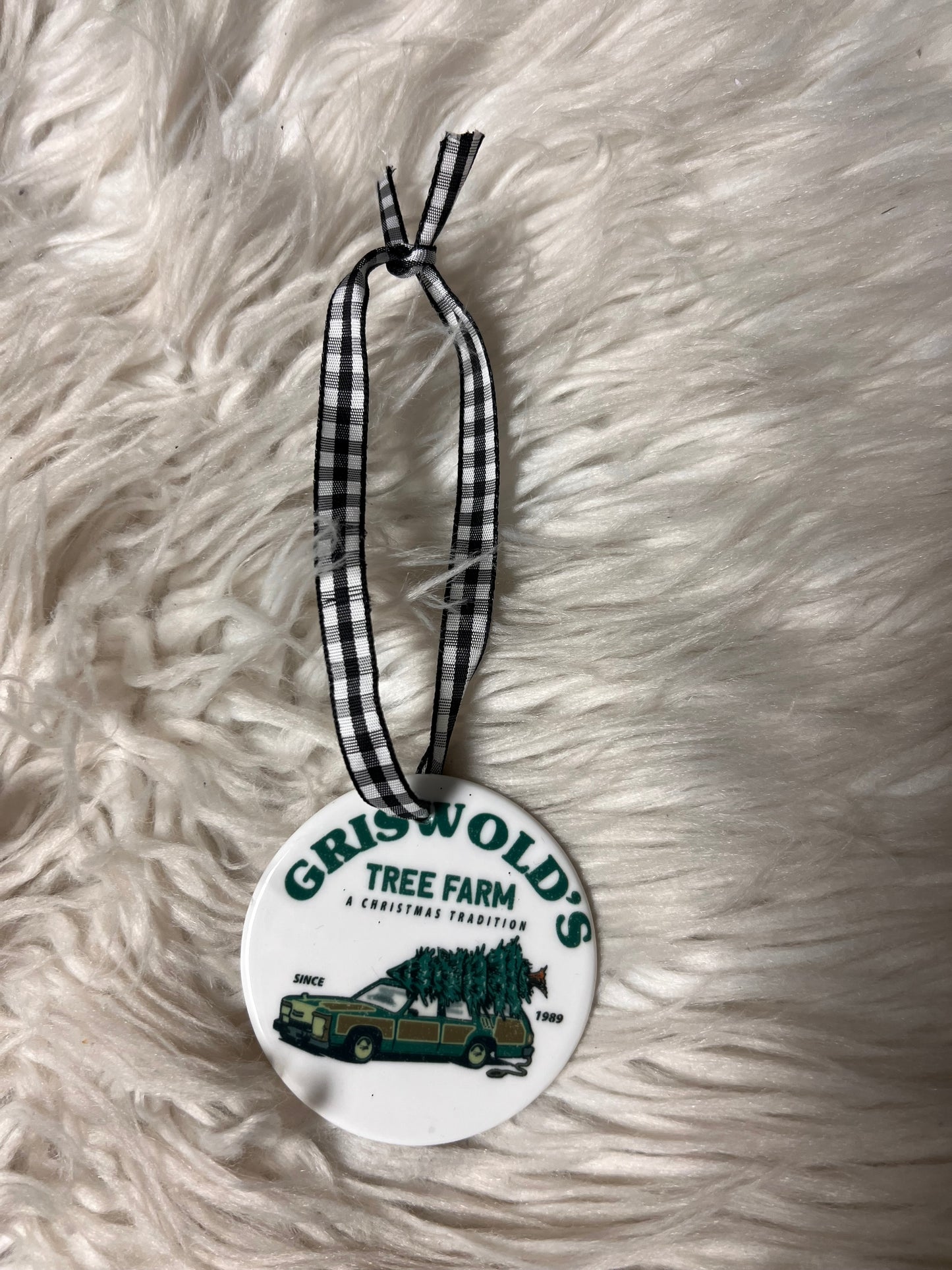 Ceramic Christmas ornament