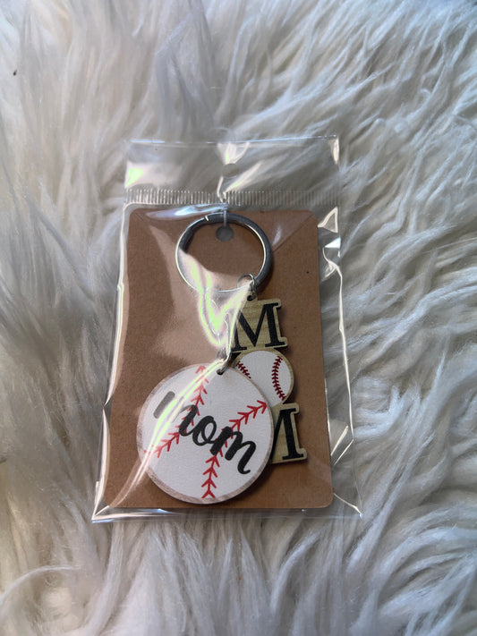 New keychain for Mom baseball
