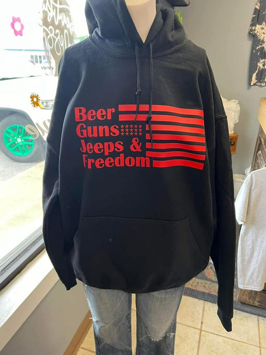 new unisex  4 x 4 hoodie