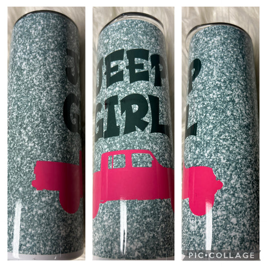20 ounce Tumblr 4 x 4, pink gladiator
