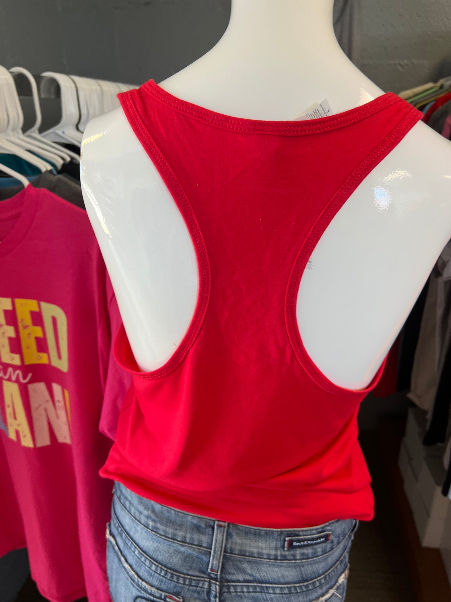 New ladies next level, Razorback tank top kc