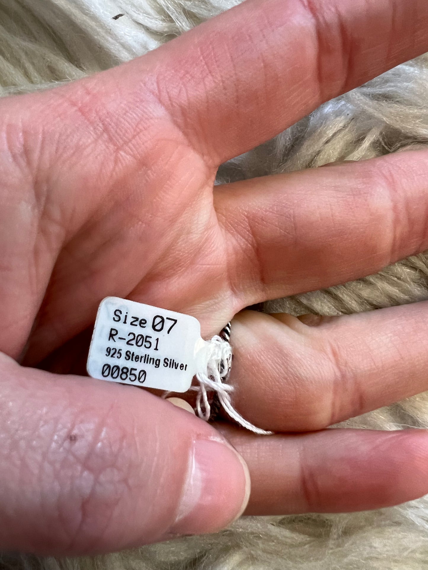 Brand  new sterling silver ring size 7