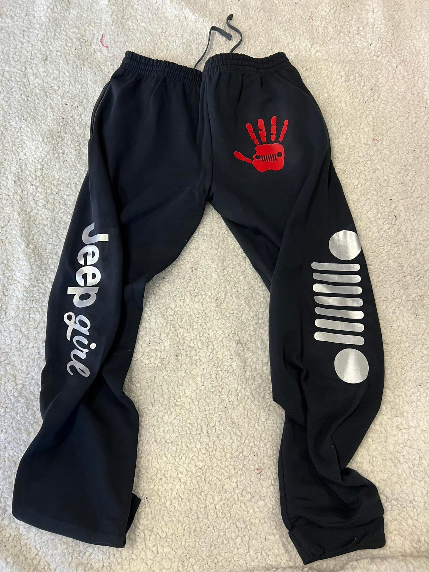 New unisex jerzees bottoms black