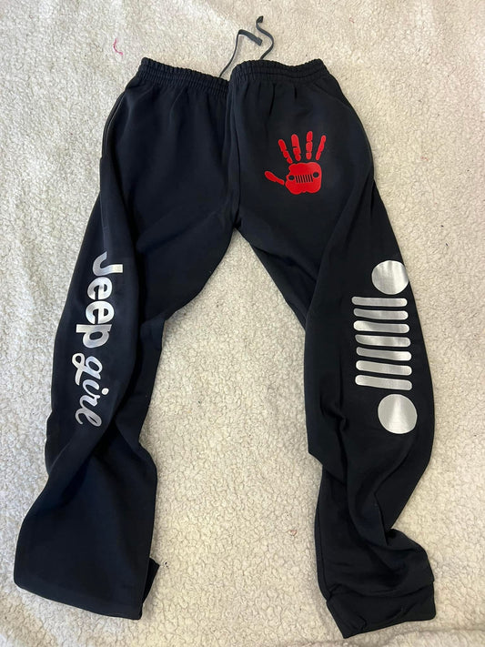 New unisex jerzees bottoms black