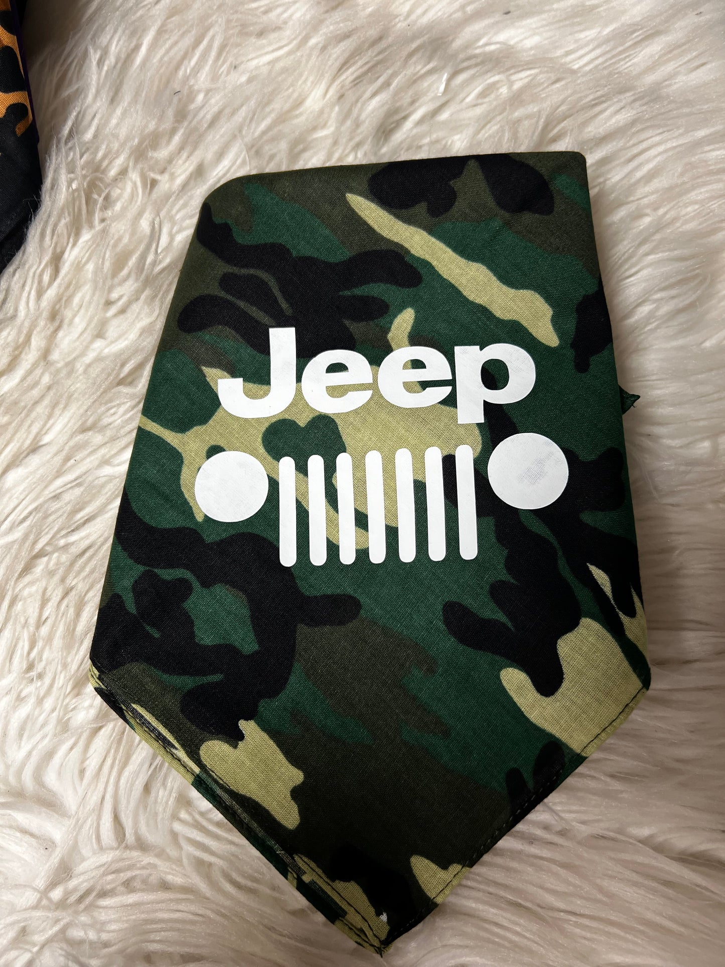 New dog bandanna  camo