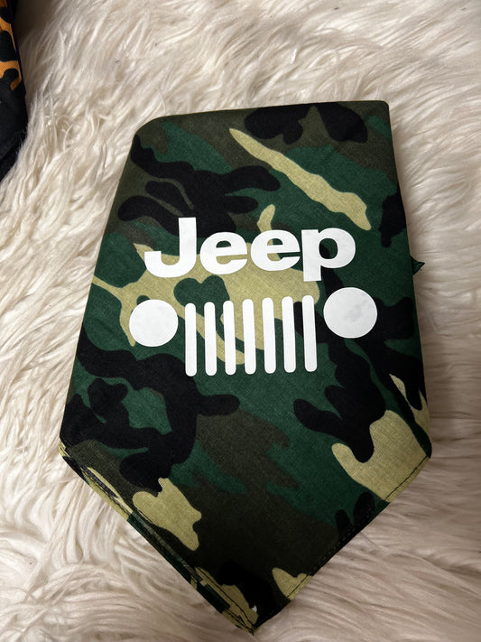 New dog bandanna  camo