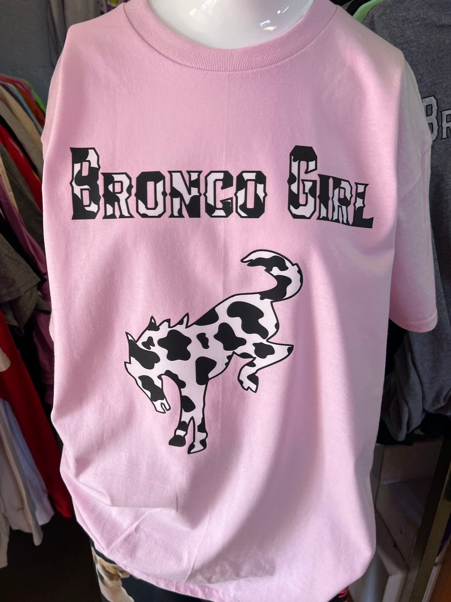 New unisex  pink cow print