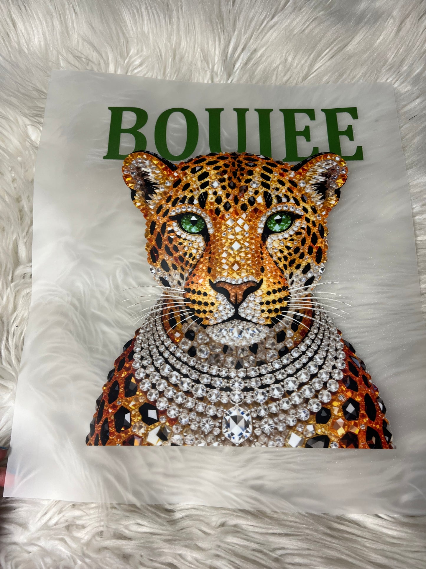 New DTF bougie leopard