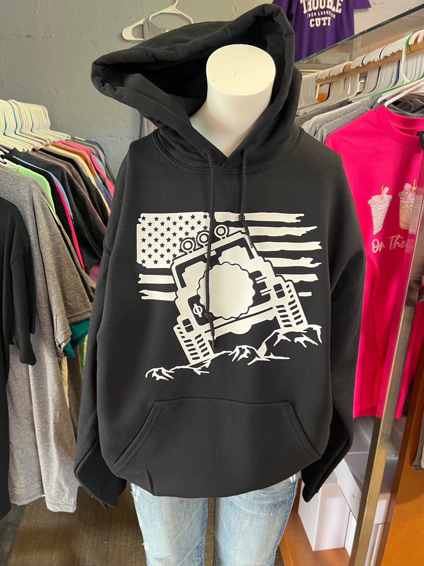 unisex  4 x 4 hoodie