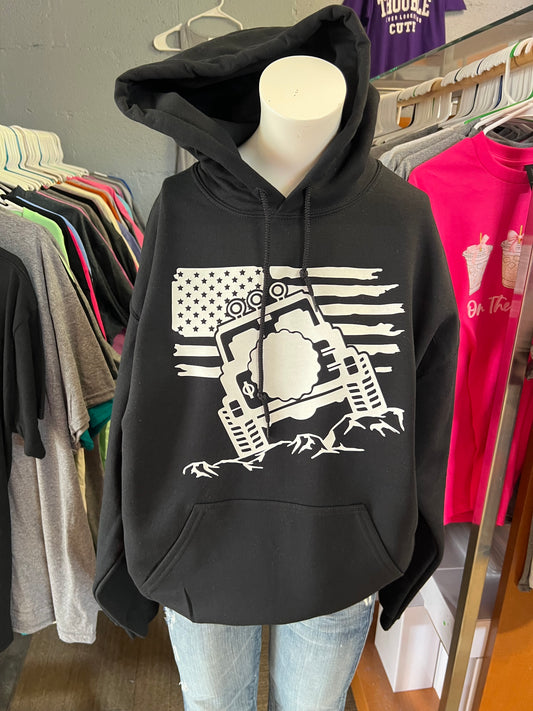 unisex  4 x 4 hoodie