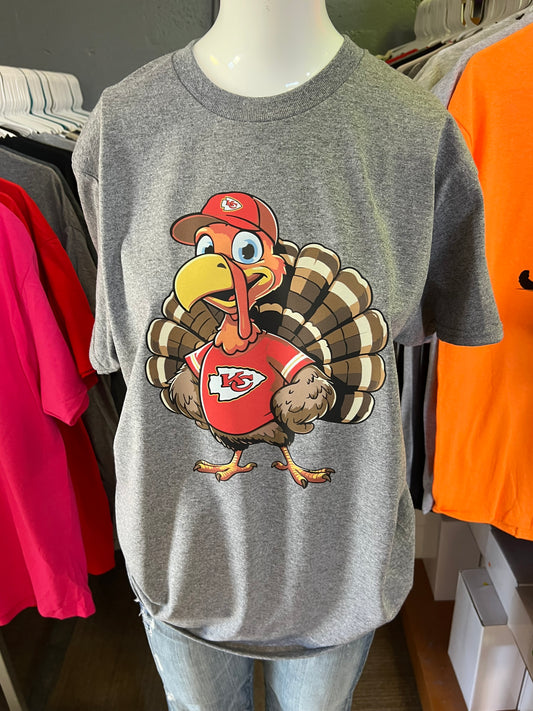 New  unisex T-shirt football thanksgiving turkey