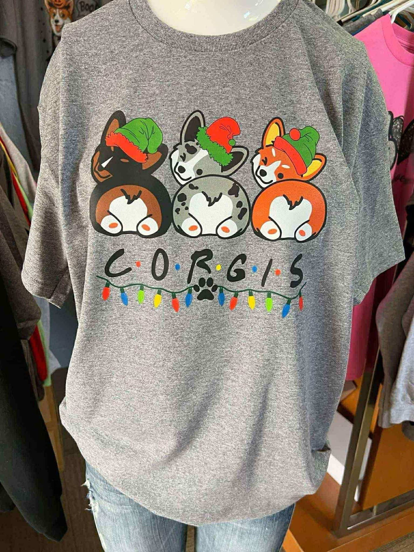 New unisex corgi dog mom
