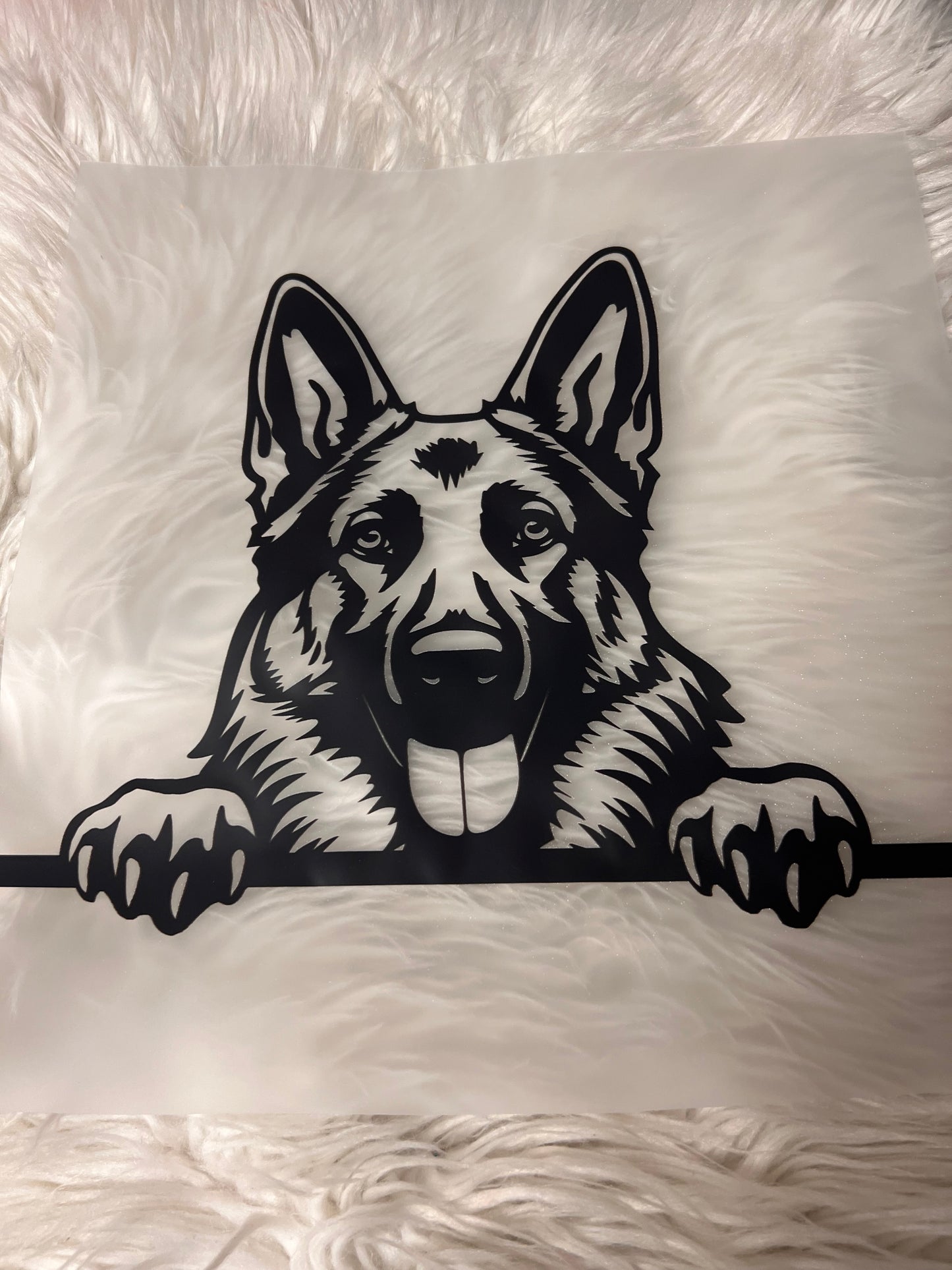 DTF print German Shepherd 