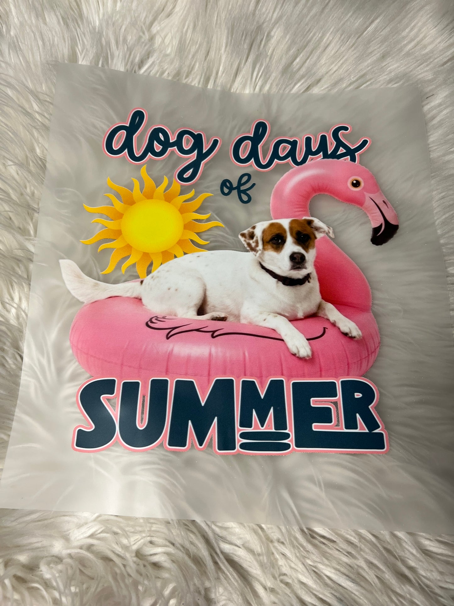 New DTF Funny dog summer