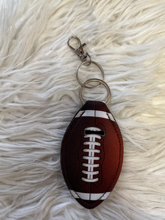 New Chapstick keychain holder football